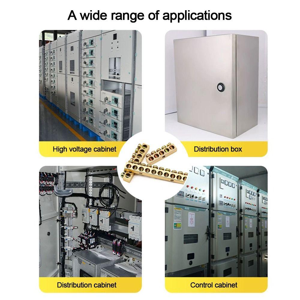 Copper Wire Connector Multi-specification Terminal Block Brass Row Junction Box Electrical