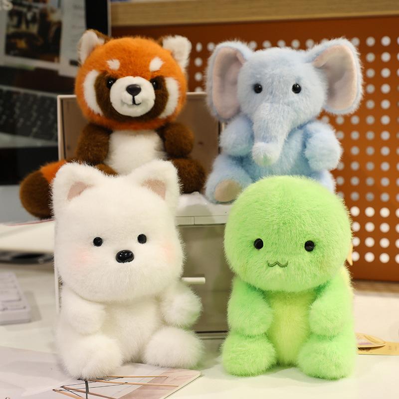 Милый Милый Животное Щенок Собака Слоненок Кукла Плюшевая Игрушка Кукла Кошка Детская Компания Успокаивающая Кукла