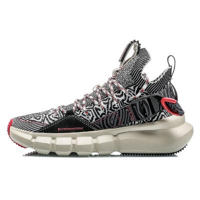 Li Ning New York Fashion Week Runway Series Wudao 2.3 Удобная универсальная повседневная обувь с низким верхом Женская повседневная обувь Черный Белый AGBP092-8