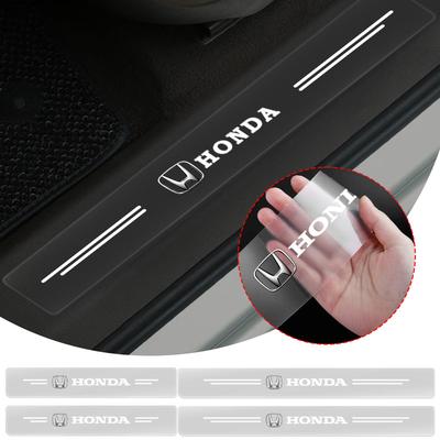 4 шт. Защита порогов автомобиля Прозрачный декоративный значок 3D наклейка для Civic Varadero Xl1000 Xadv 750 Forza Shadow Vt600 Автоаксессуары