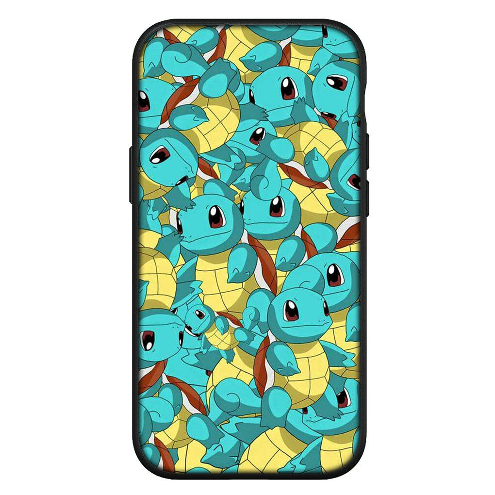 Cover for iPhone 17 16 15 Xiaomi Poco Redmi Note 14 13 12 11 Pro Max Samsung Galaxy S25 S24 S23 OPPO Huawei Squirtle Pokemon Pikachu Comics Phone Case