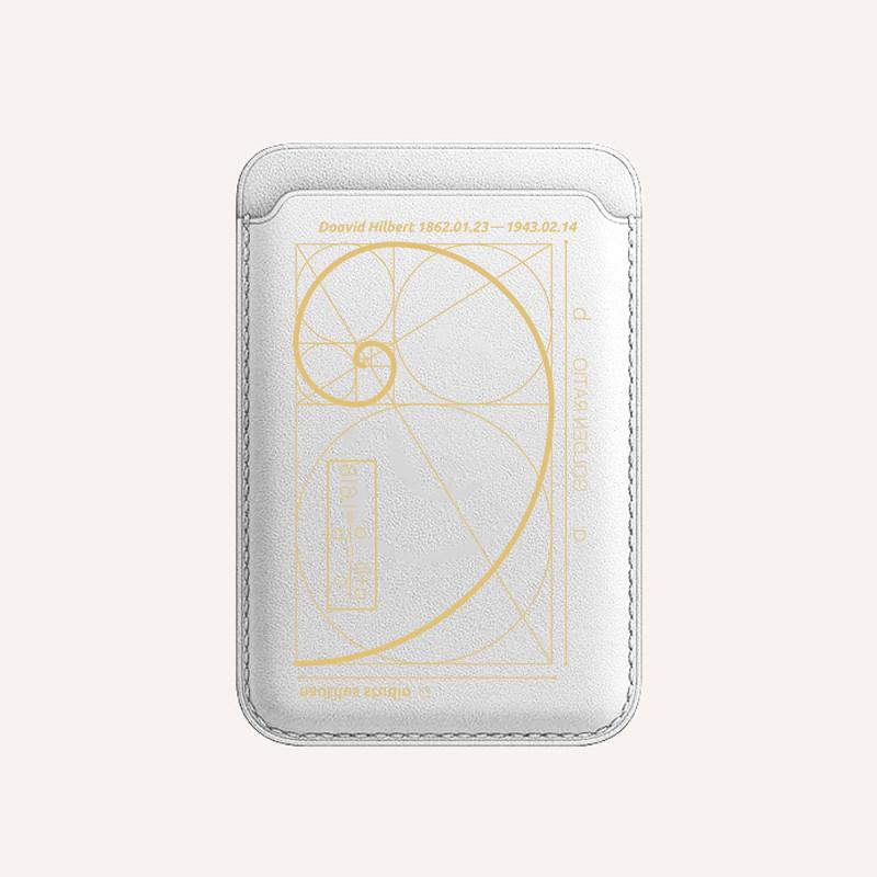 Для кошелька MagSafe Для iPhone 17 Pro Max Для Samsung Galaxy S26 S25 Ultra Математическая задача Узор Чехлы-карты Магнитная крышка