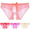 Новые Сексуальные Женские Кружевные Трусики Прозрачные С Открытой Промежностью Бесшовное Нижнее Белье С Низкой Посадкой Перспективные Брифы Женское Эротическое Белье