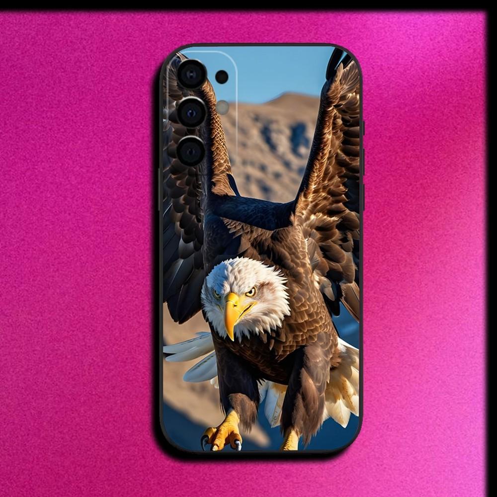 Чехол для телефона с изображением орла, ястреба, сокола для Samsung S25, S24, S21, S22, S23, S30, Ultra, S20, Plus, Fe, Lite, Note, 10, 9, 5G Черный чехол