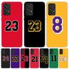 Чехол для телефона с номером 23 24 8 для Basketball для Samsung Galaxy A13 A14 A15 A16 A17 A53 A54 A55 A56 A33 A34 A35 A36 A23 A24 A25 A26 A05S