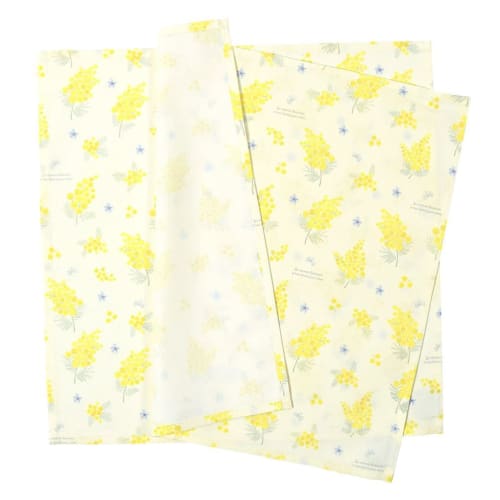 COLORFUL CANDY STYLE Lunch Cloths for Girls, Set of 2, School Lunch Napkins, Bento Boxes, Square, Mimosa Fleur, N3969500