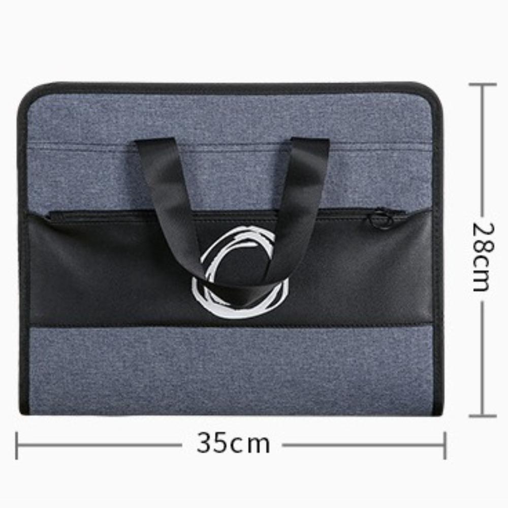 Водонепроницаемая папка для файлов формата А4 с 13 карманами, переносная сумка для хранения документов формата А4 на молнии, органайзер для файлов