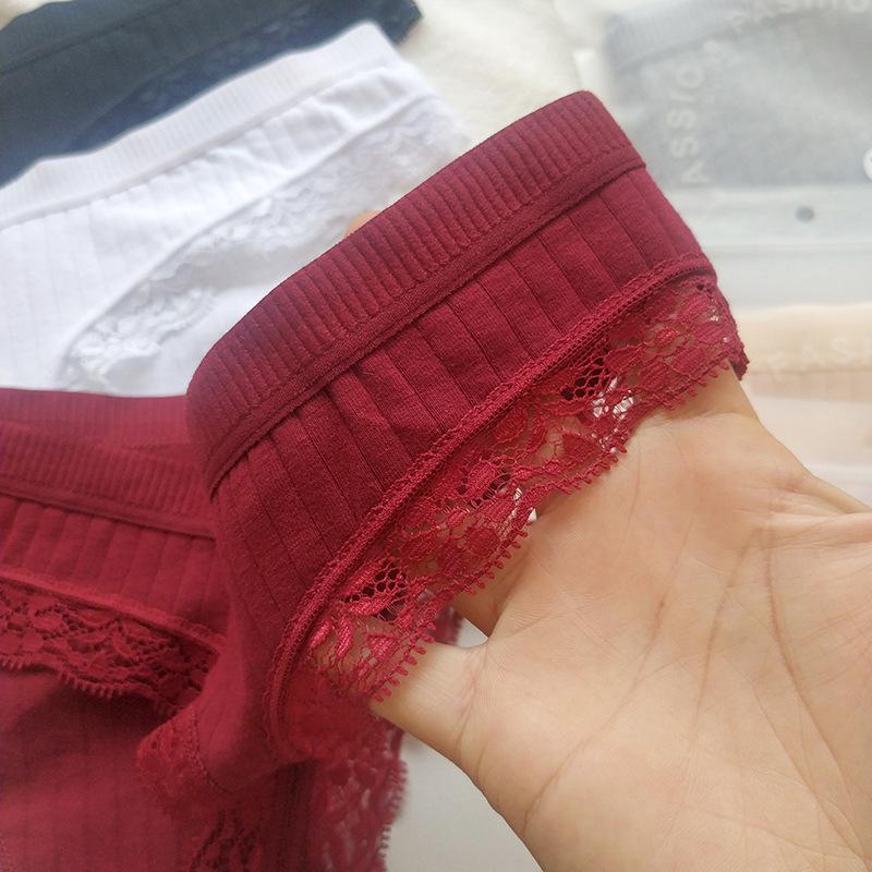 Soft and Breathable High Quality Comfort Panties Summer Female Sexy Triangle Panties Female Mid-waist Ladies Panties Cotton Breathable Sexy Briefs
