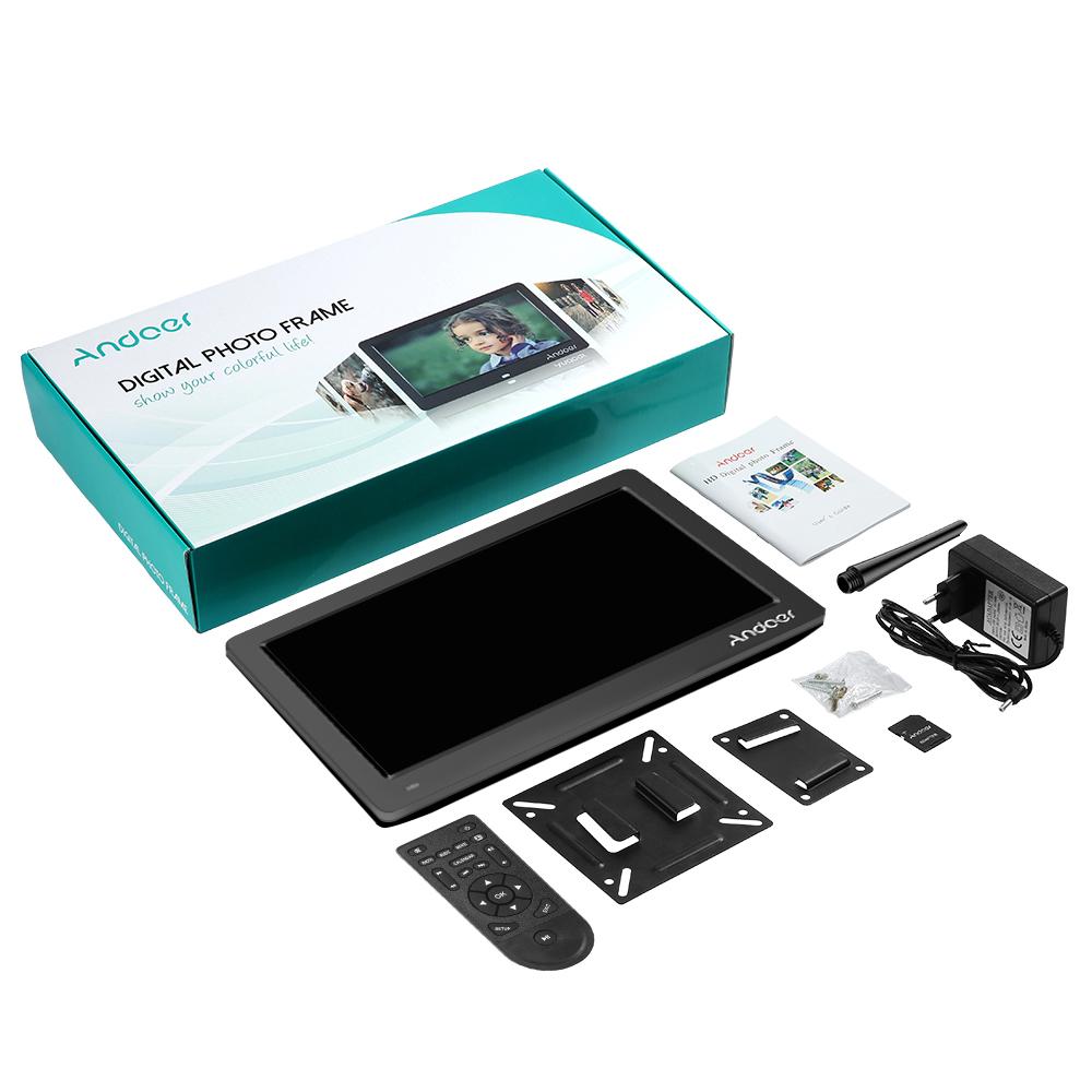 Andoer 15.6 Inch Digital Photo Picture Frame FHD 1920*1080 IPS Screen Support