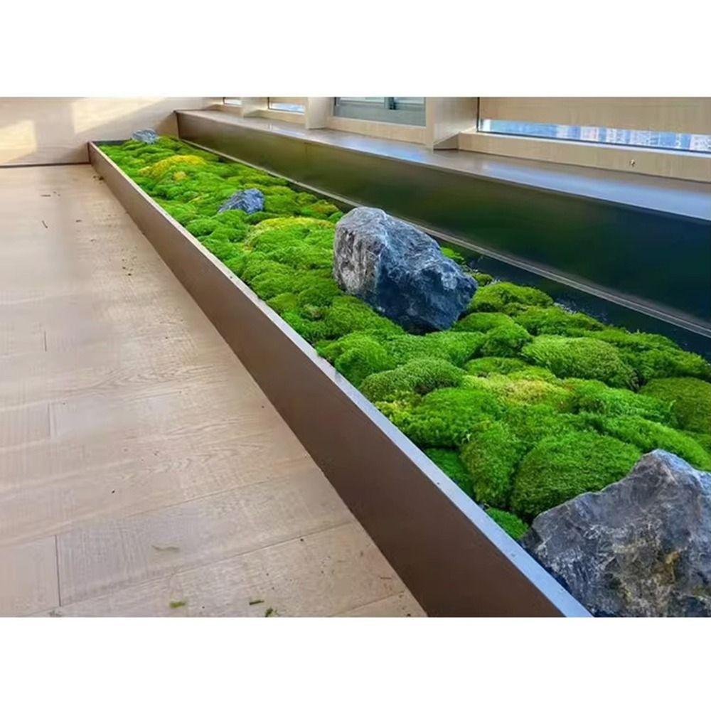 1 комплект для горшечных растений, имитация мха, украшения, микроландшафт, искусственная трава, искусственный зеленый мох