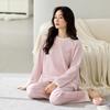 Пижама из флиса Island Женская Зимняя Утепленная Флисовая Теплая Весенне-Осенняя Тонкий Флис Осенне-Зимняя Коралловый Флис Пуловер Домашняя Одежда