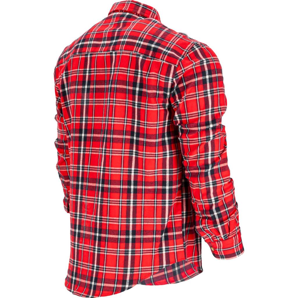 Flannel Shirt Red-Navy, 170G/M2, "2Xl", Ce, Lahti