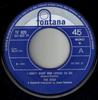 7inch Record HERD - I Don't Want Our Loving To Die TF925 Fontana 1968 UK Rock Used