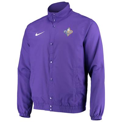 Nike X NBA New Orleans Pelicans City Edition Легкая удобная куртка с воротником-стойкой и логотипом Куртки унисекс Фиолетовый CD3070-504