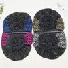 Lace Muslim Headpiece Soild Color Headband Retro African Head Wraps  Women