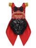 Infant Baby Girls Showman Ringmaster Circus Cosplay Costume Sequined Bowknot Romper Halloween Party Outfit Dress Up Clothing