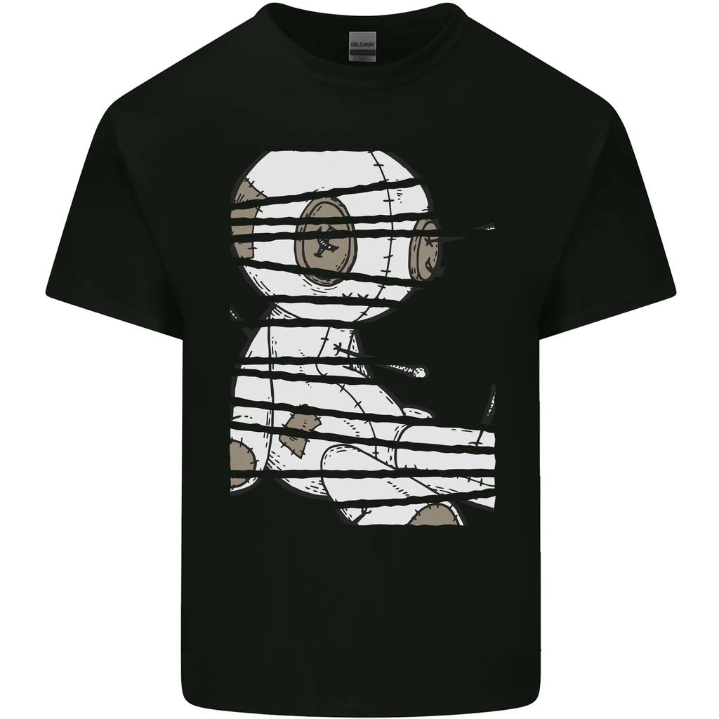 Voodoo Doll Evil Spirits Dark Magic Halloween Kids T-Shirt Childrens