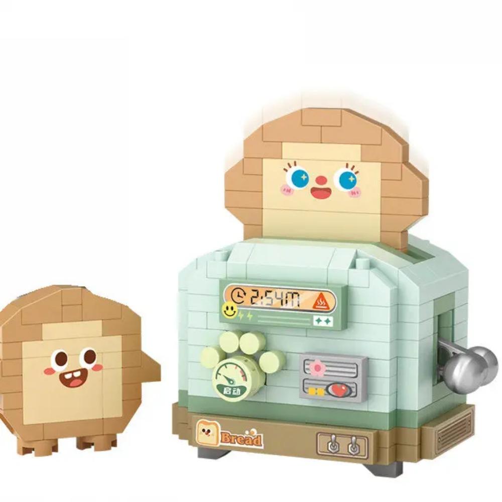 House Building Blocks Household Appliance Dessert Store Street View Snack Children's Toys Boys Girls Gifts Compatible With Lego