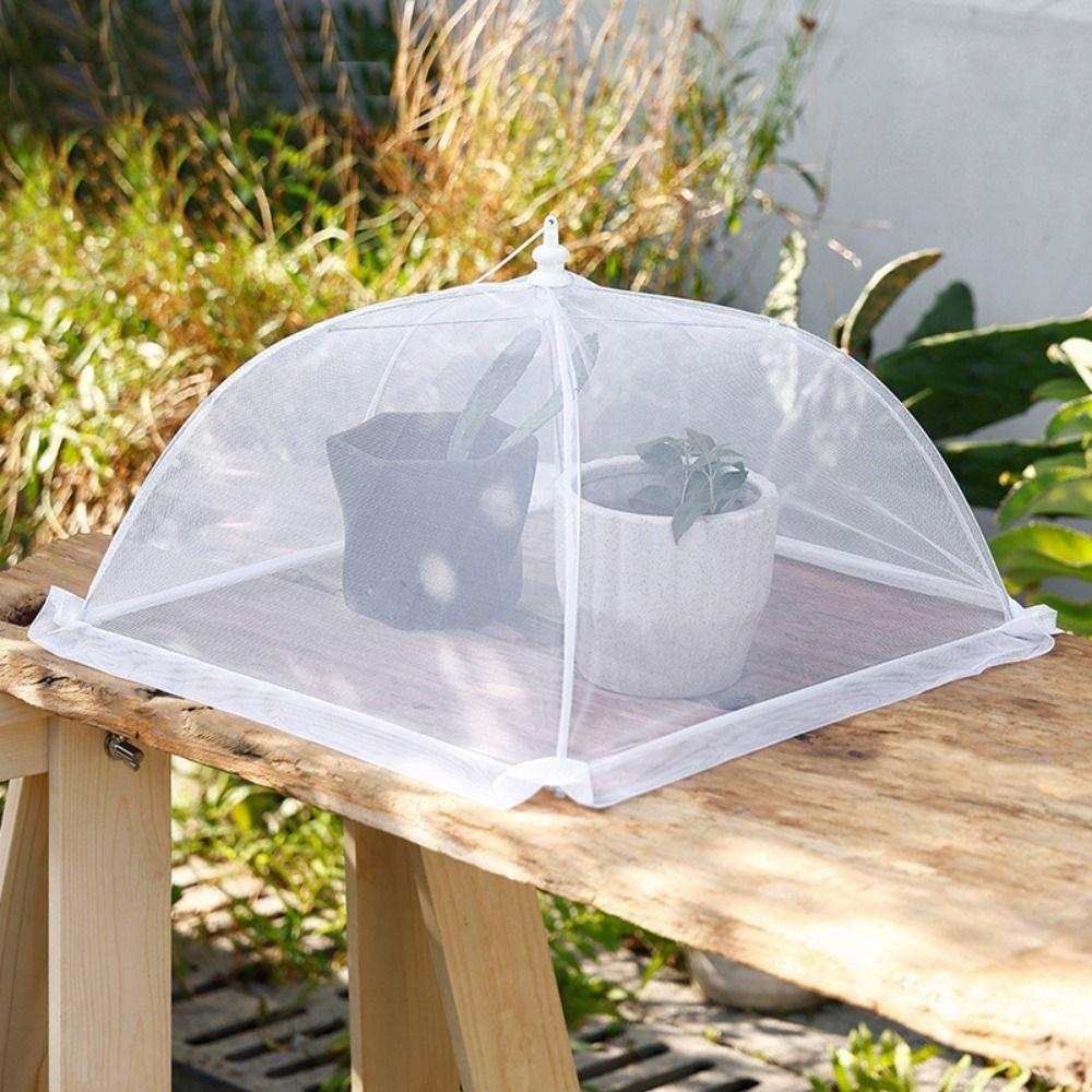 Umbrella Shape Mesh Food Net Lace Fabric Mesh Dish Tent Food Lid Mesh Food Cover Kitchen