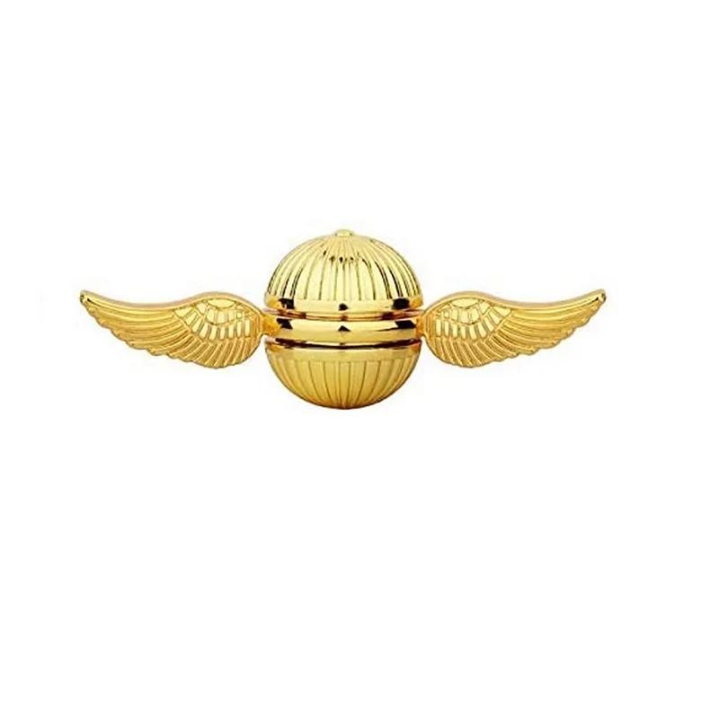 Игрушки Фиджет Спиннер Золотой Снитч Металлический Антистресс Ручной Спиннер Игрушки Вращающийся Гироскоп Вращение Пальцем Гироскоп Игрушка Для Детей Взрослых