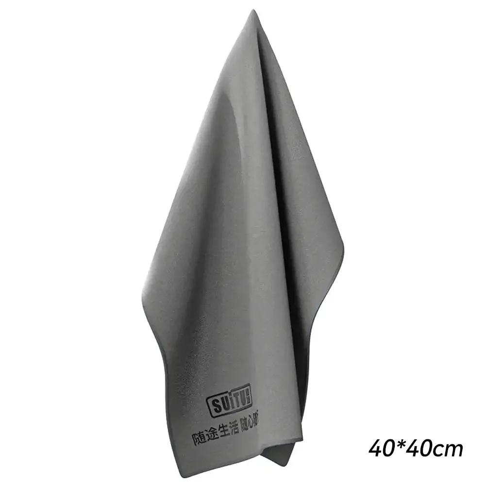 1 шт. 30x40 см/40x40 см/35x75 см двухслойное замшевое полотенце для чистки автомобиля сушка для мытья полотенце из микрофибры для автомобиля