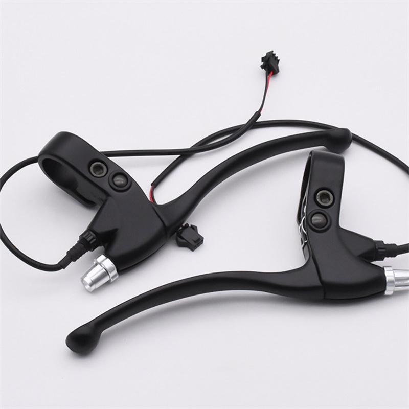 E-Bike Rear Brake Handle 1Pair Wear Resistant Brake Lever Replacement Part Universal Fit for Electric Bicycle Daily Repair Acces