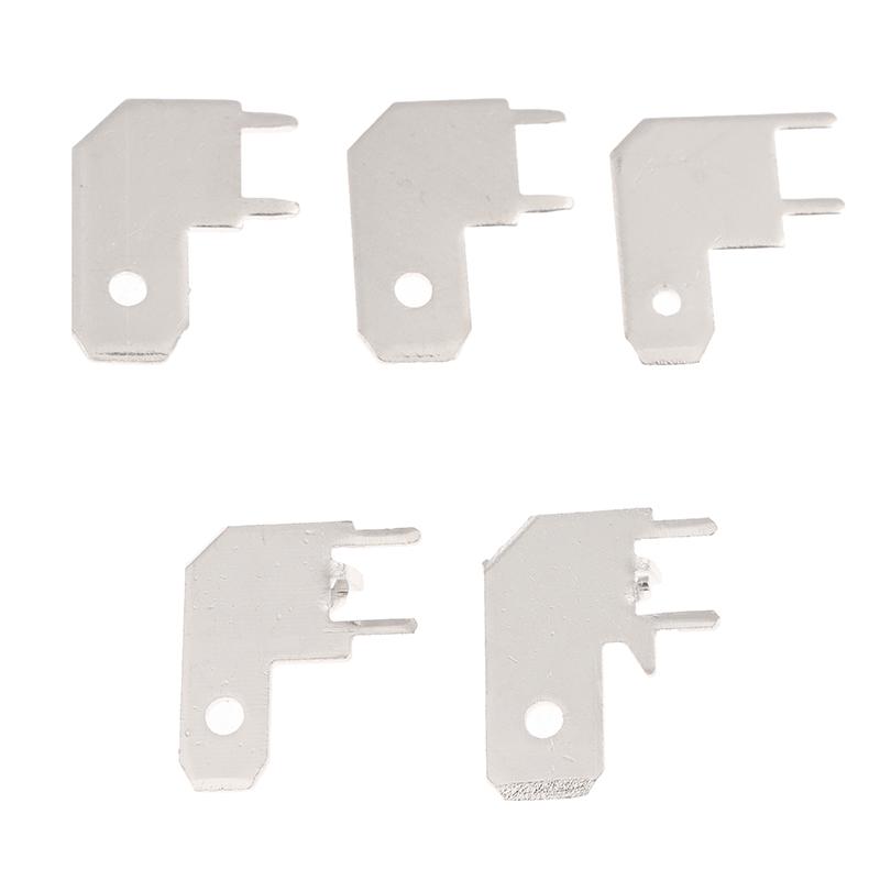 50Pcs 4.8/6.3 Flag-Shaped Inserts Pcb Circuit Board Insert Pcb L-Shaped Corner Solder Thickness 0.8Mm Welding Sheet
