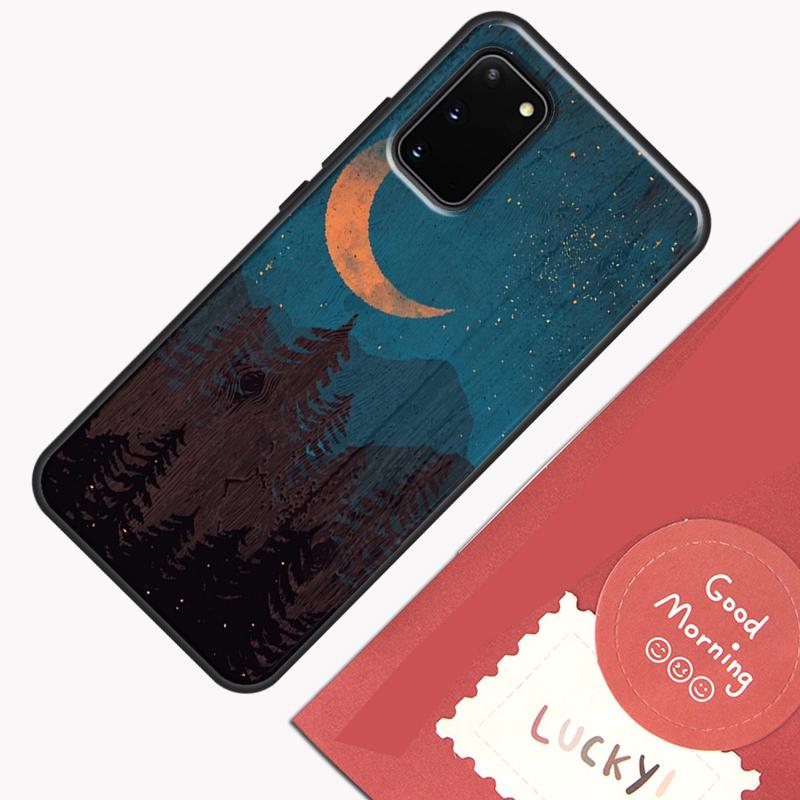 Чехол для телефона 'Звездное озеро горы' для Samsung Galaxy S26 S25 Ultra S20 S21 S22 S23 S24 S10 Plus S25 FE Защитный корпус