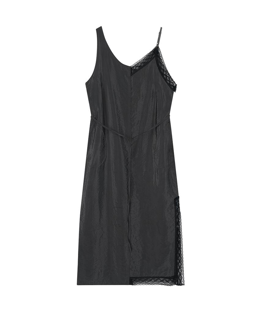 Mid And Row Unbalanced Layered Dress