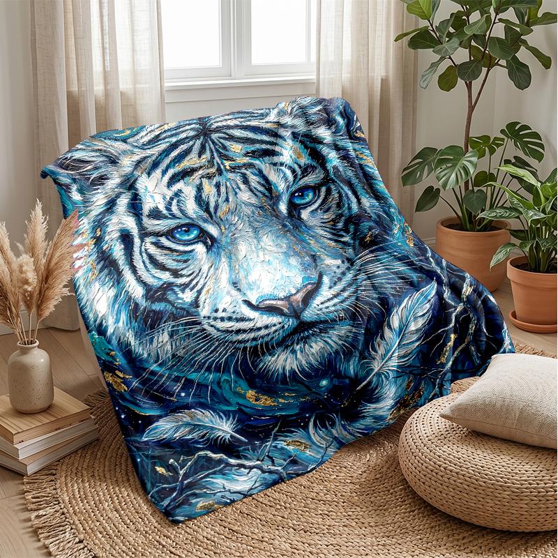 Blue Pineapple Pattern blanket Personalized Name Flannel Blanket Soft Cozy Plush Throw for Sofa Bed Lightweight Home Decor