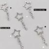 10Pcs Multi Styles Spring Snap Keychain 360 Rotate Star Shaped Clasp  DIY Jewelry Making