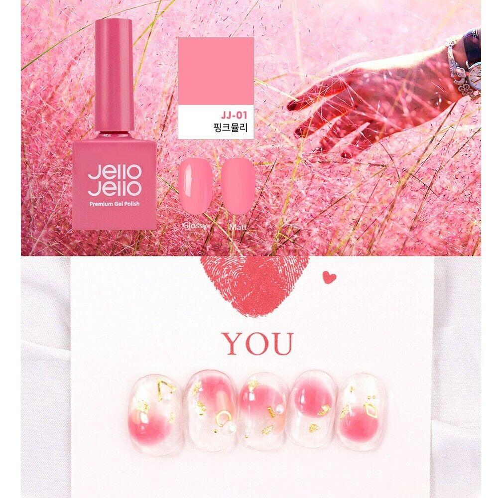 Jello Jello 365 My Jelly Syrup Edition Gel Nail Polish 6 Color Set KBeauty, Премиальный бренд гелевых ногтей, Корейская косметика, образец