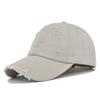 Baseball Cap Snapback Hat Pure baseball cap Water washing Hole Spring Autumn Cap Hip Hop Fitted Cap For Men Women
