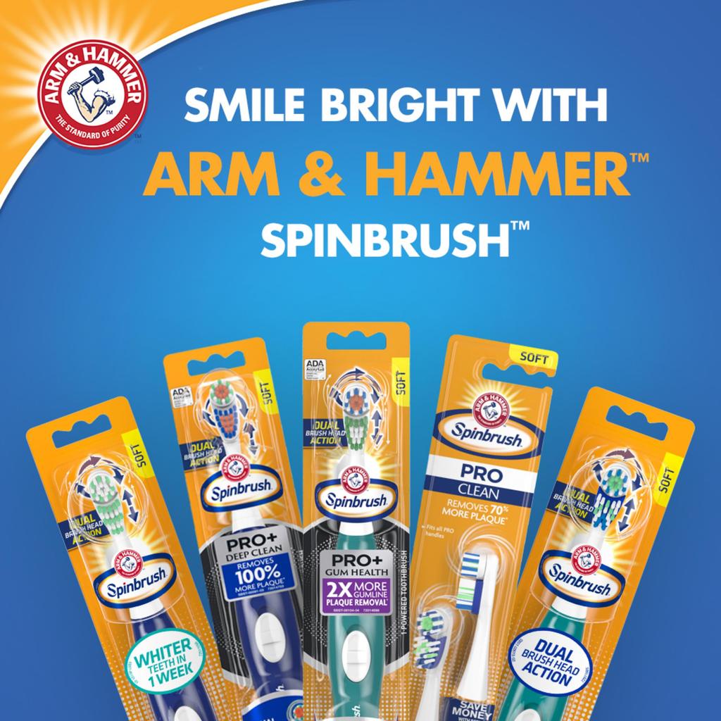 Электрическая зубная щетка Spinbrush Truly Radiant Extra White на батарейках 141 [Параллельный импорт]