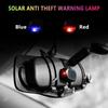 Car Solar Anti-Theft Realistic Light Simulated Alarm Flashing Car Light Self-adhesive Warning Light