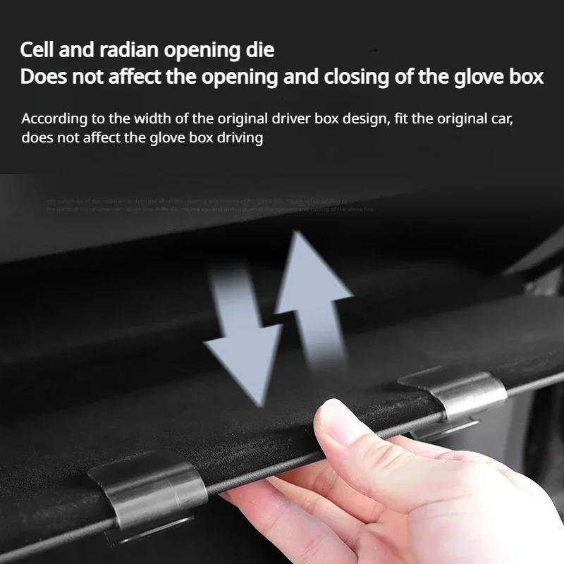 For Tesla Model X/S/3+ Highland Glove Box Hook Storage Hook Umbrella Bag Holder ModelX ModelS Car Interior Accessories 2023-2024