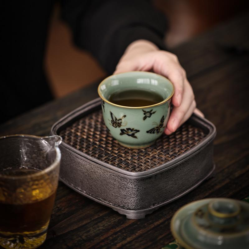 Tea cups for stove tea brewing, celadon master cups, high-end tasting cups, tea sets, large tea cups, single cups, personal tea cups
