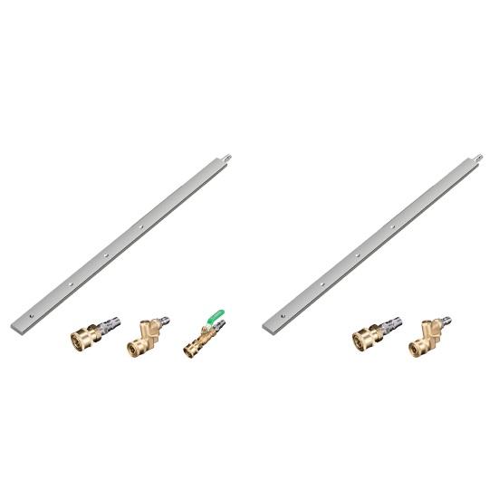 Палка для чистки автомобильного радиатора 24-дюймовая портативная палка для чистки радиатора 4500 фунтов на квадратный дюйм Инструменты для промывки радиатора Автомобиль Грузовик Автодом Радиатор Мойка высокого давления