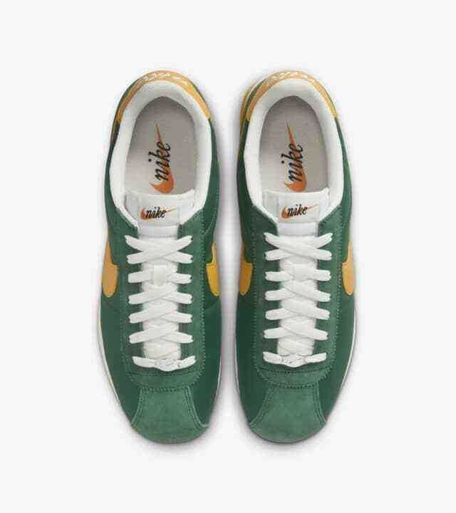 HF1435-300 Nike Cortez Текстиль Цвет Орегонская ущелье Зеленый и Желтый Охра (Мужской)