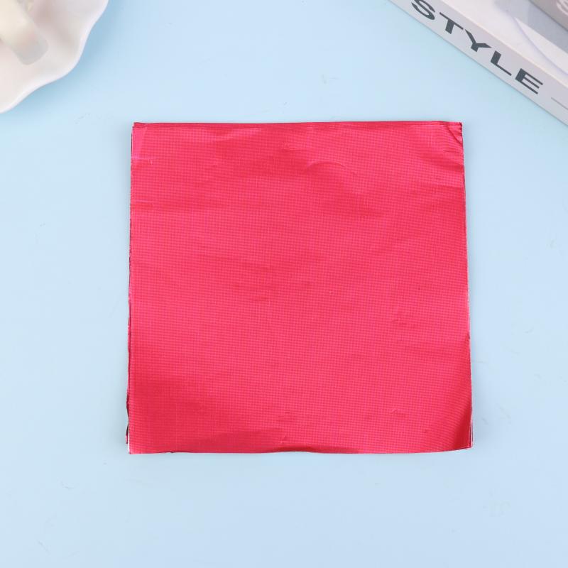 100 шт. 15X15 см Алюминиевая фольга Оберточная бумага Листы Фольга Бумага для упаковки конфет Шоколад Свадебная вечеринка Упаковка для конфет