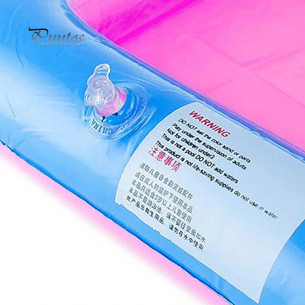 Забавный детский квадратный приподнятый большой поднос для песочницы замок-складная игрушка