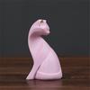 Pretty Cat Figurine Nice-looking Reusable Romantic