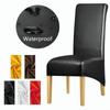 Водонепроницаемый чехол на стул XL из искусственной кожи, тканевые чехлы на стулья, защита для высоких стульев