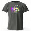Summer New Psychedelic Skull Monster Pure Cotton Short Sleeved Casual Men Loose Oversized Comfortable Breathable Sports Tshirt