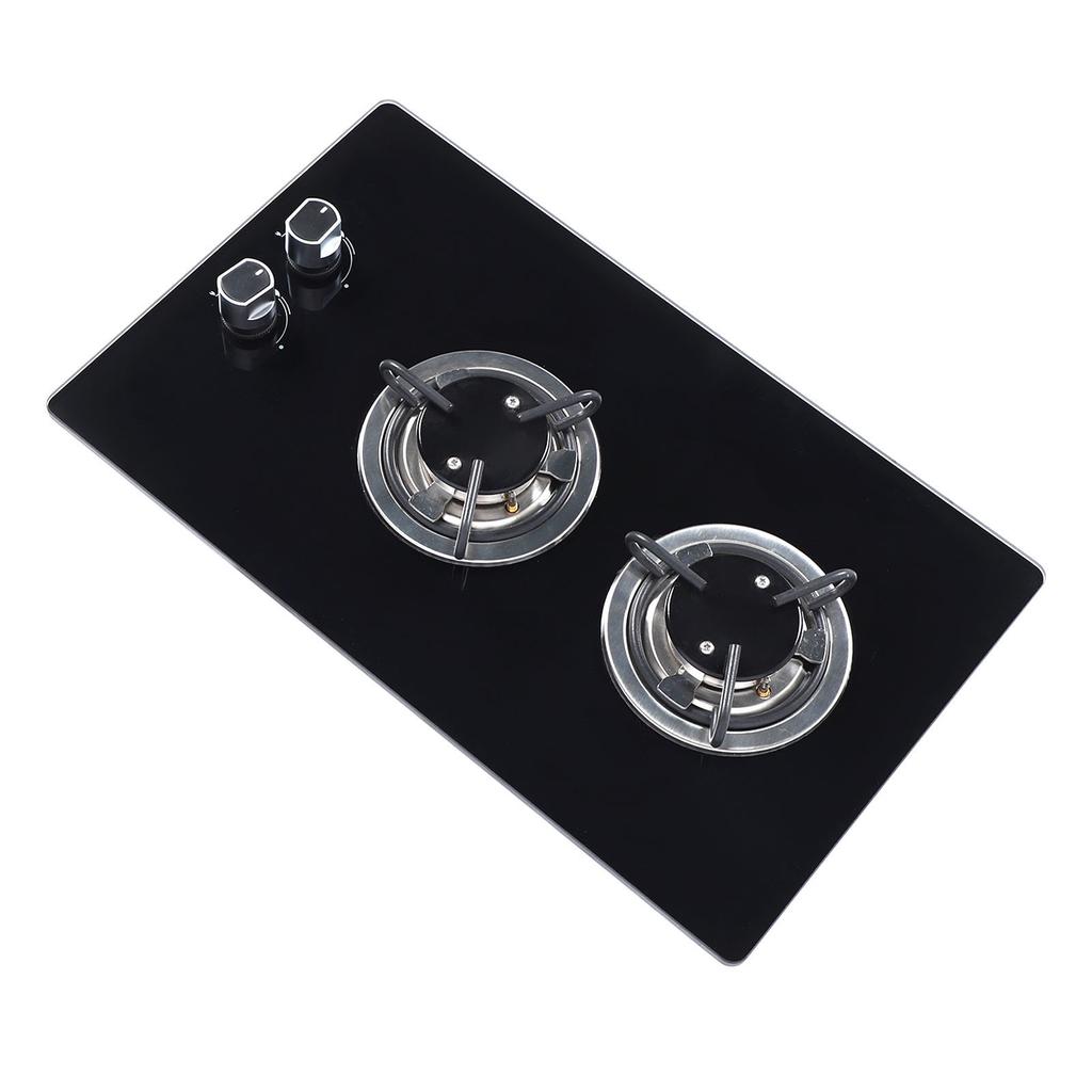 Морская газовая плита с 2 конфорками, газовая плита LPG, закаленное стекло, двойная конфорка 1,8 кВт для лодки, каравана, RV, кемпера