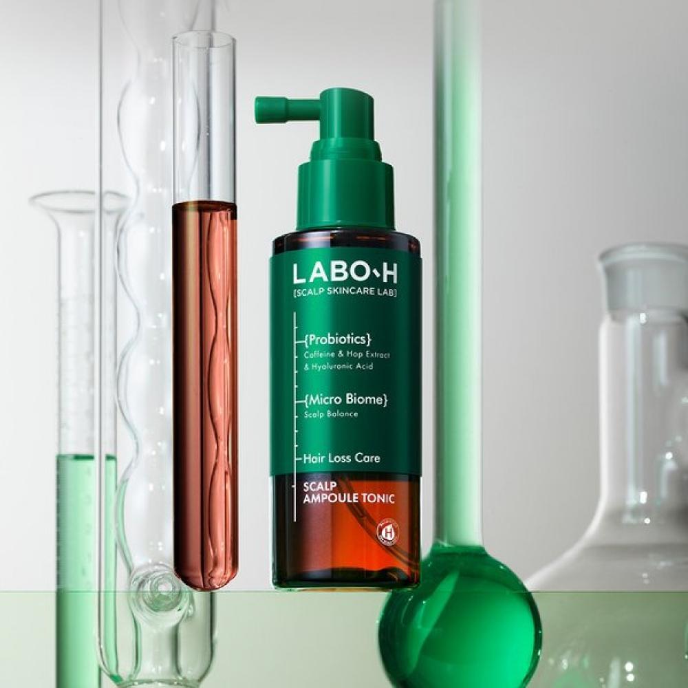 Labo H Укрепляющая клиника для кожи головы Ампульный тоник Средство для облегчения выпадения волос 100 мл