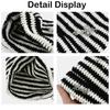 Y2K Cute Y2K Beanie Hat Striped Knitted Beanie Hat Knitting Wool Cap  Autumn Winter