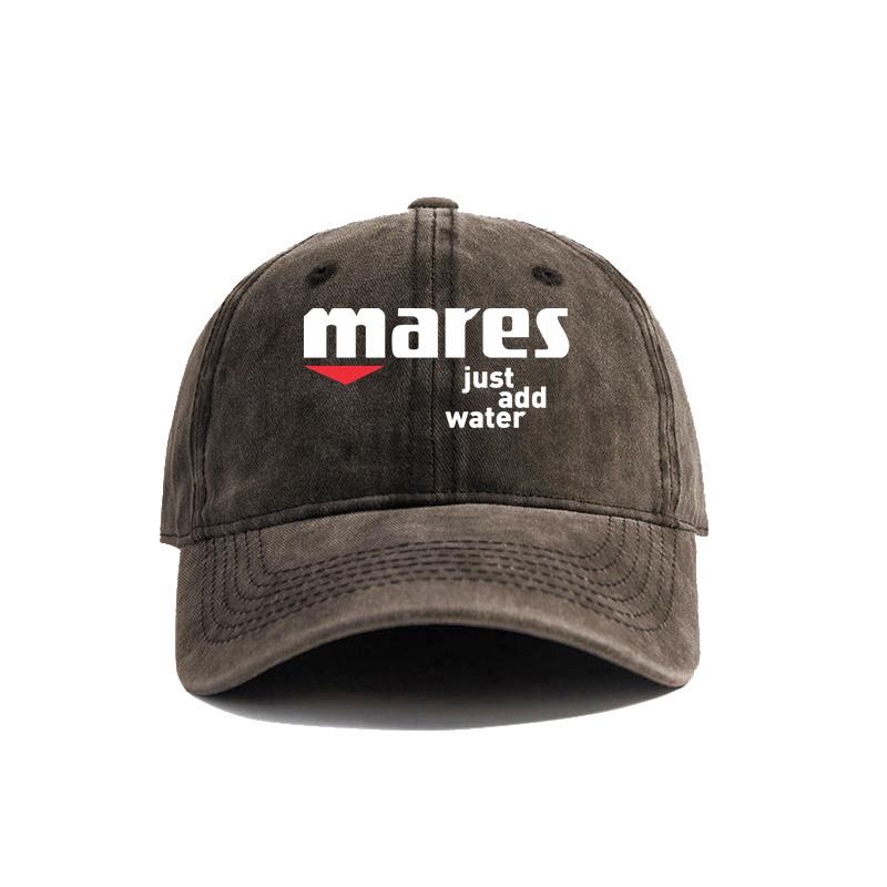 Кепка Бейсболка Mares Just Add Water Потертая Крутая Унисекс Ретро Для улицы Летняя Регулируемая Подарок Кепка для Папы MZ