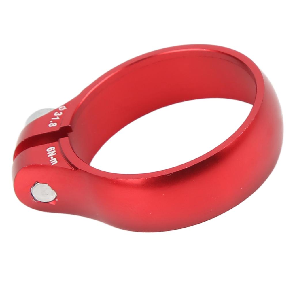 G‑500 Seat Post Clamp Bicycle Aluminum Seatpost Clamp 31.8mm Ultralight for Road Mountain BikesRed