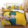Midoriya Izuku 3d Duvet Cover Set Anime My Hero Academia Printed Bedding Set Bed Linen Bedclothes Comforter Cover Home Decor